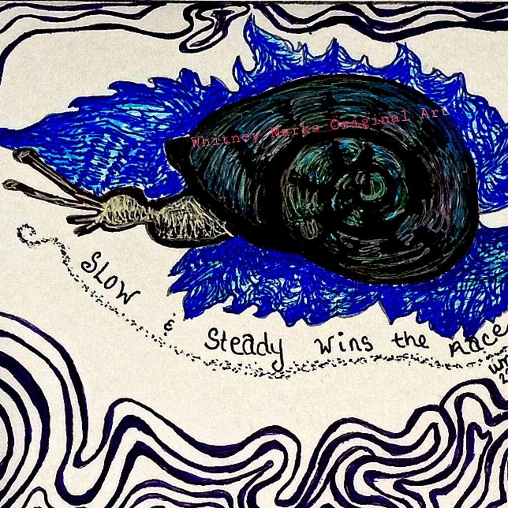 8x10 Slow and Steady Wins the Race by Whitney Marks